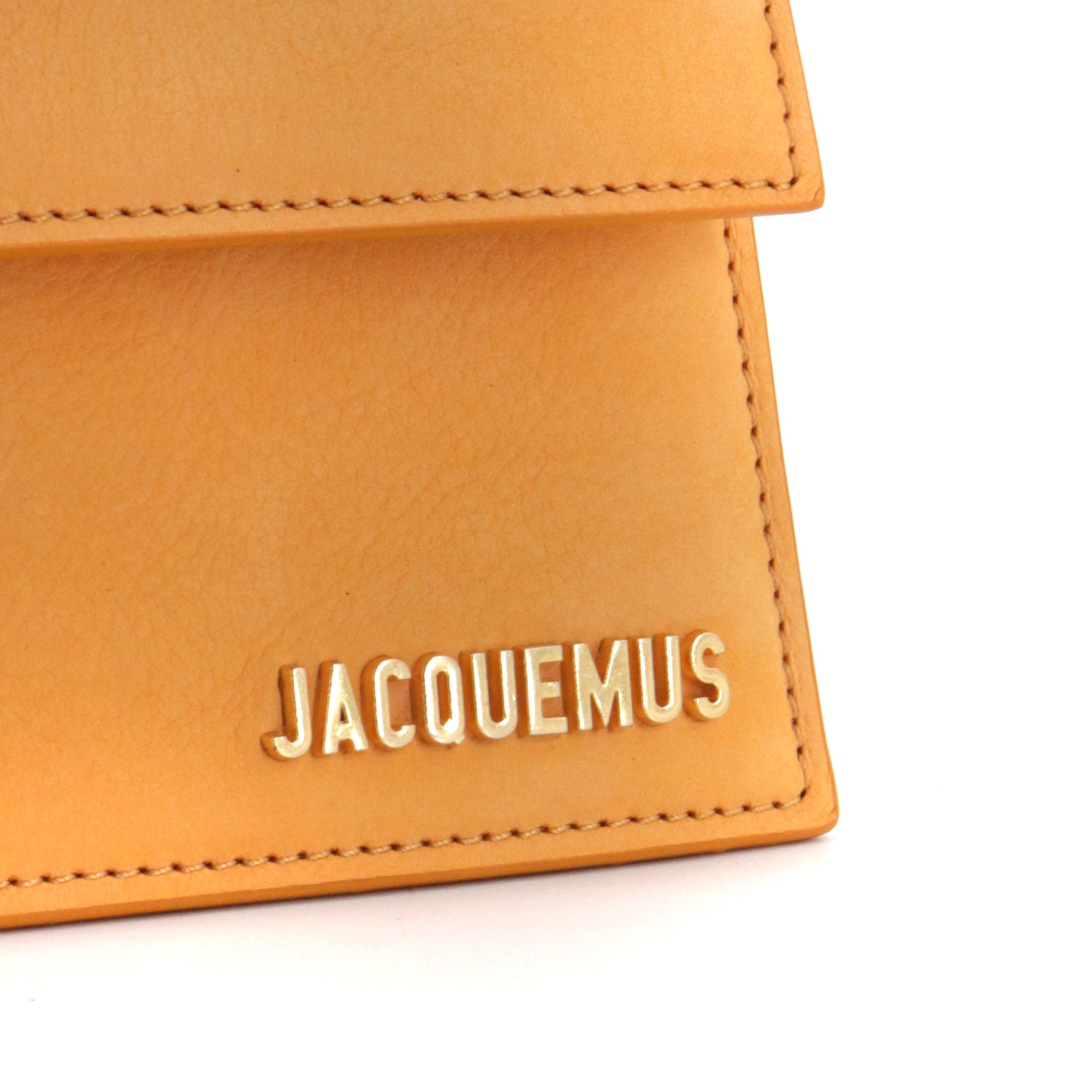 JACQUEMUS - Bambino long shoulder bag in black smooth leather
