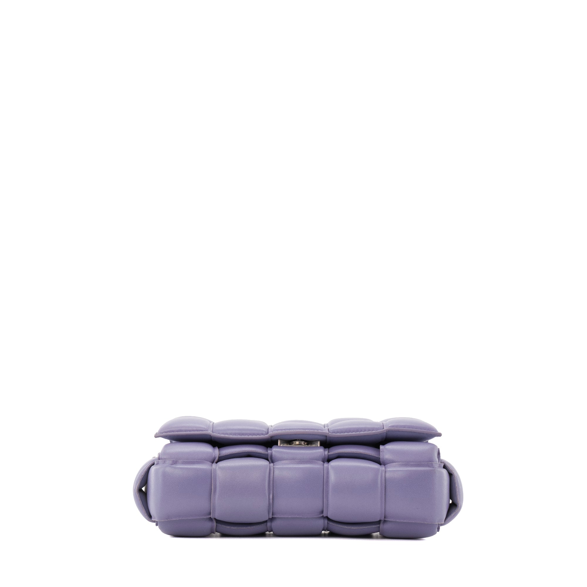 BOTTEGA VENETA - Sac à bandoulière Padded Cassette Bottega Veneta en cuir intrecciato violet