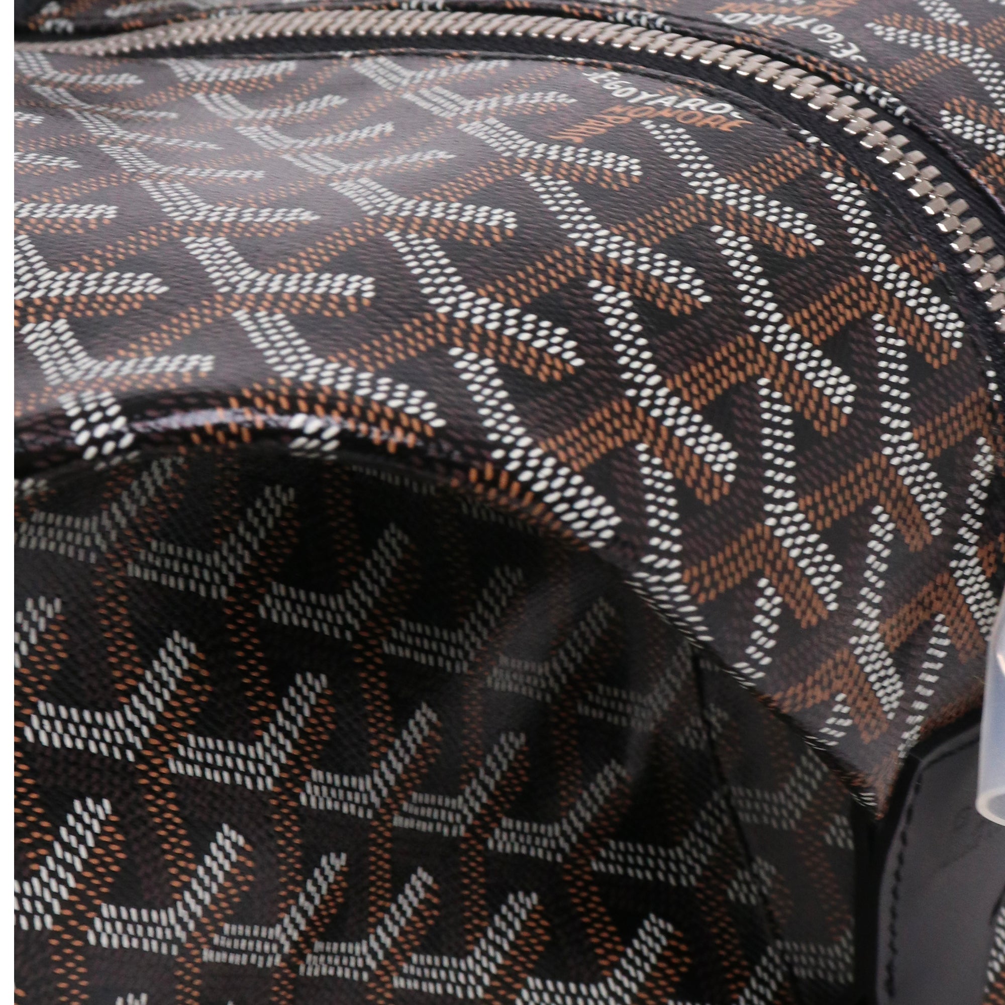 GOYARD - Sac de voyage Bowling 55 Goyard en toile enduite noire