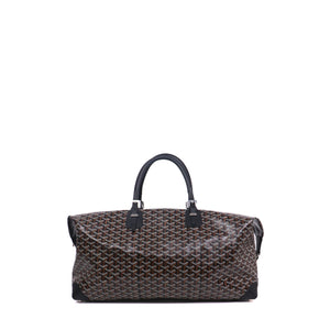 GOYARD - Sac de voyage Bowling 55 Goyard en toile enduite noire