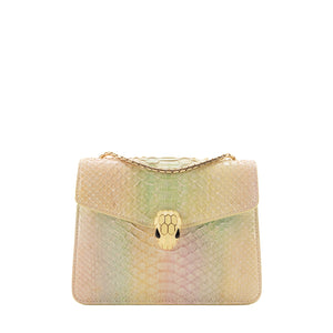 BULGARI - Bvlgari Serpenti shoulder bag in multicolored python
