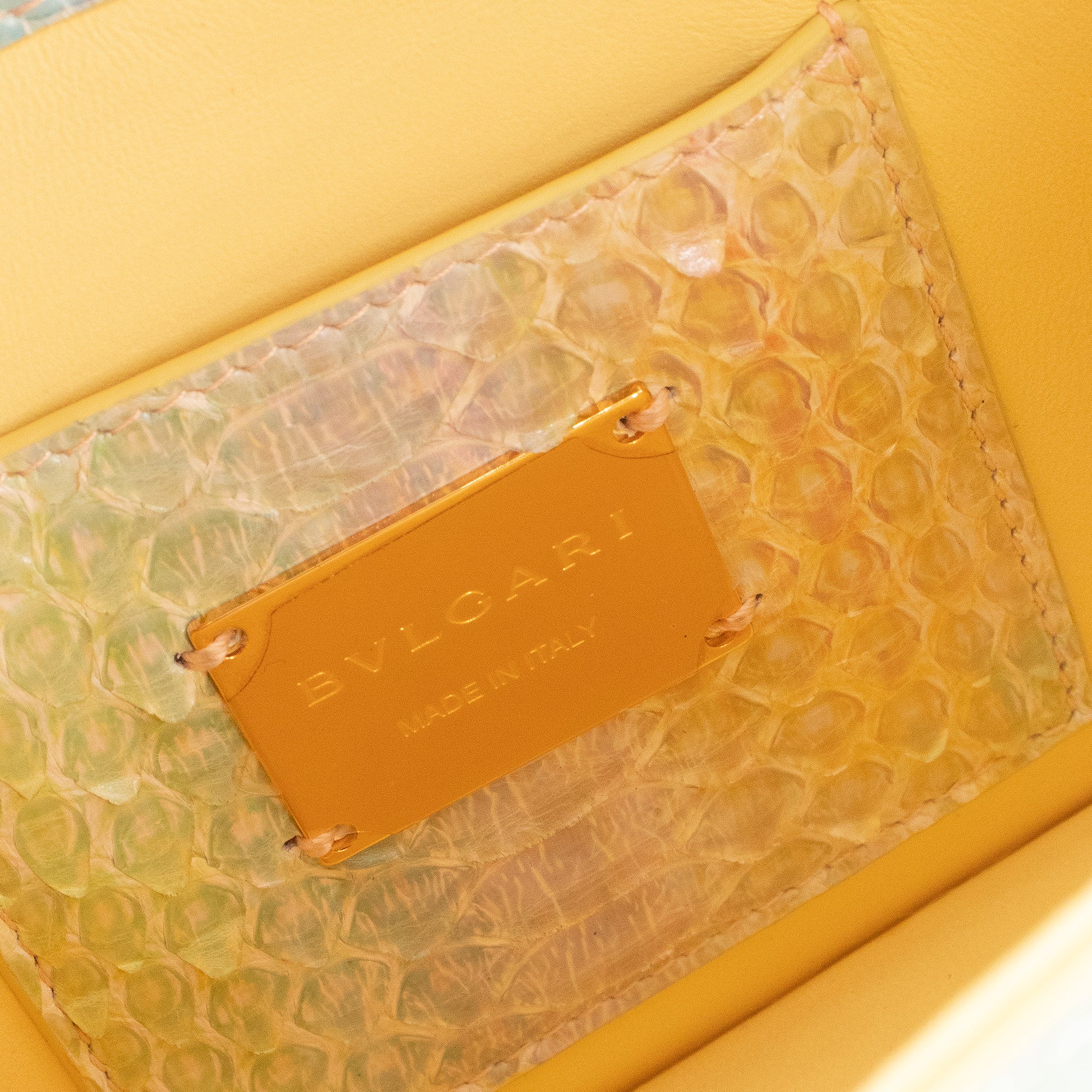 BULGARI - Bvlgari Serpenti shoulder bag in multicolored python