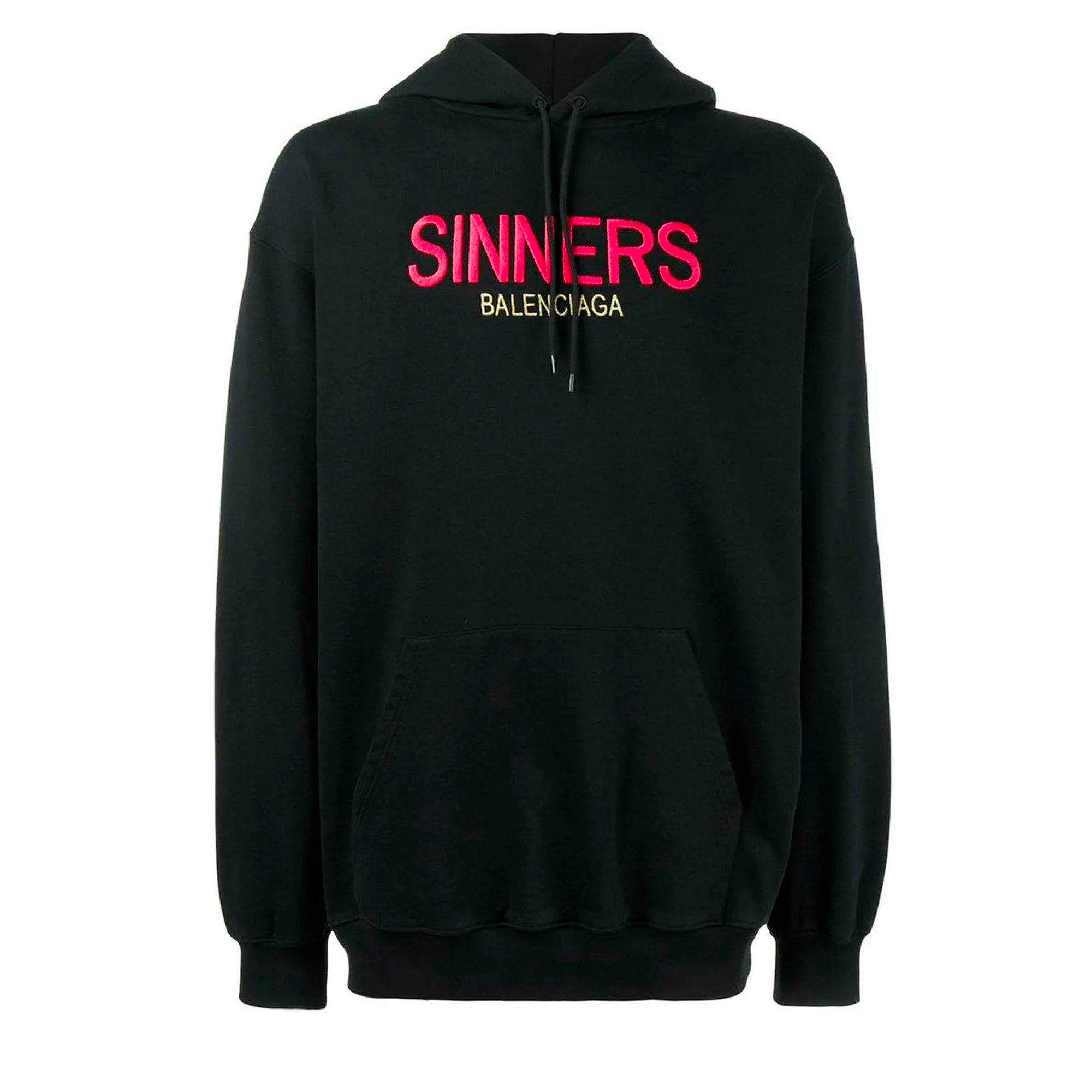 BALENCIAGA - Sinner Balenciaga hoodie in black cotton (S)