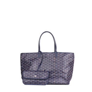GOYARD - Saint Louis shopping bag in gray coated canvas