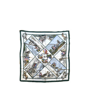 HERMÈS - Carré 90 Voyages en Russie Hermès in silk