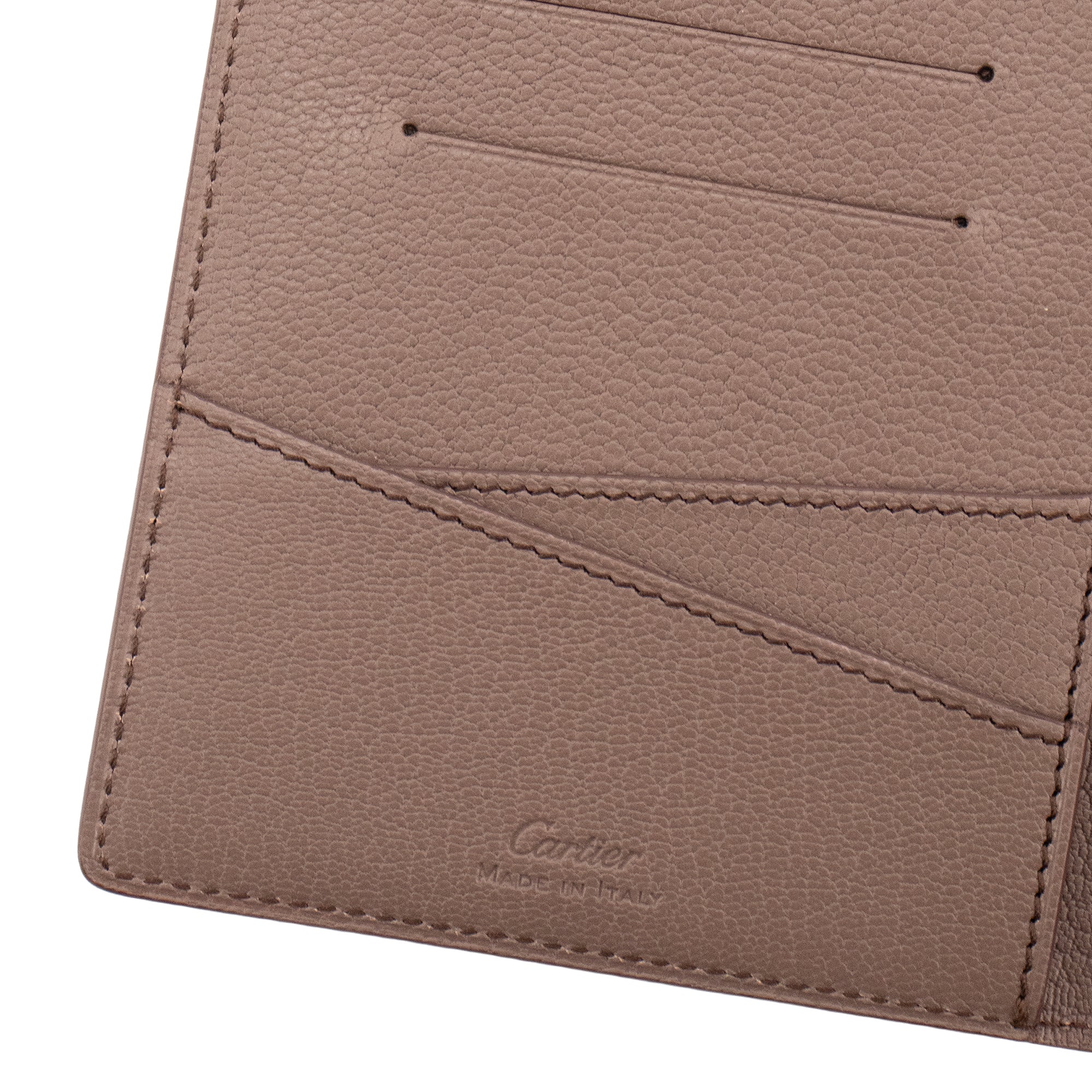 CARTIER - Cartier passport cover in red grained leather