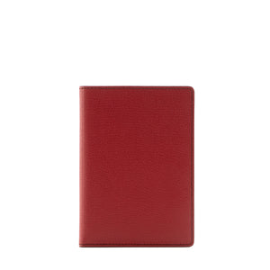 CARTIER - Couverture de passeport Cartier en cuir grainé rouge