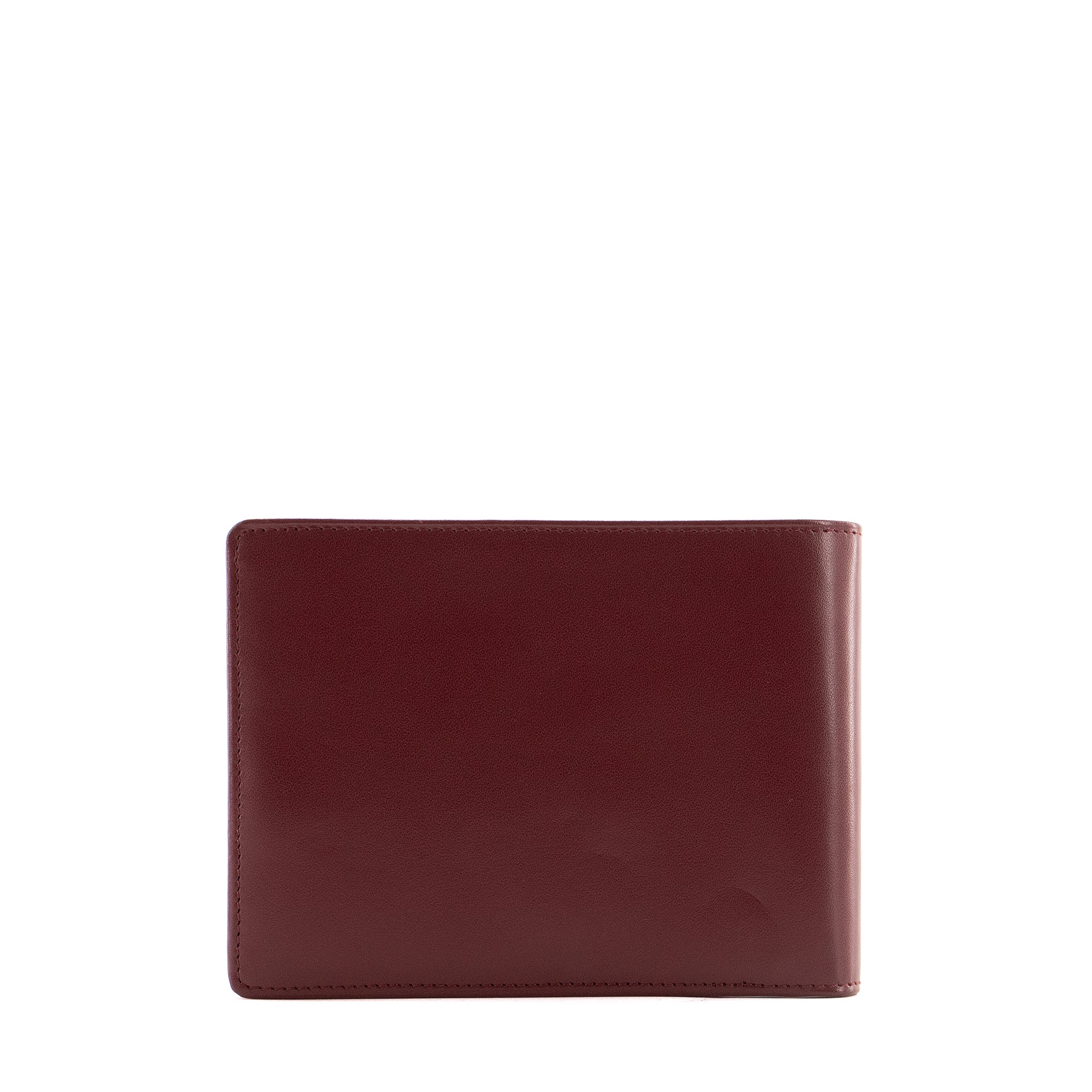 CARTIER - Cartier Compact Wallet in Burgundy Leather