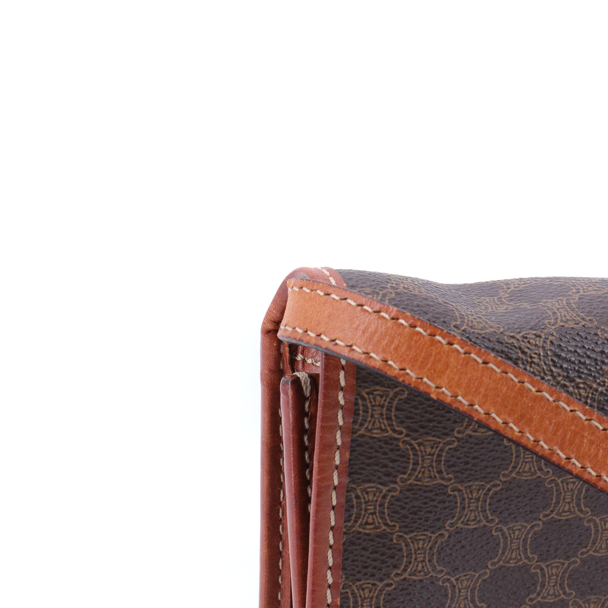CELINE - Celine shoulder bag in vintage monogrammed coated canvas