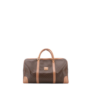 CELINE - Sac de voyage Triomphe Celine en toile enduite marron