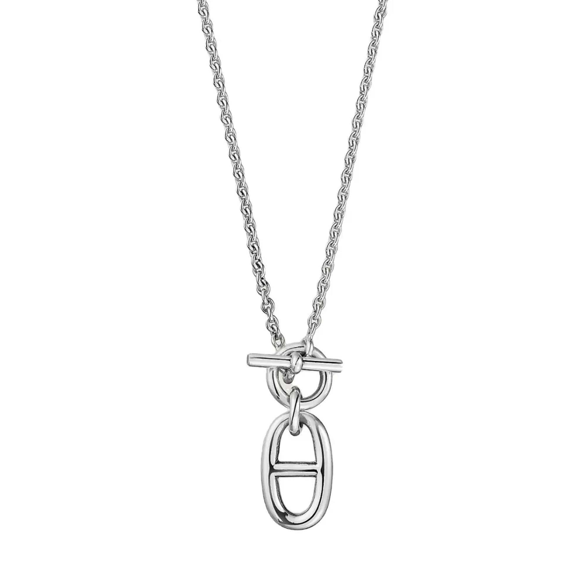 HERMÈS - Hermès Anchor Chain Pendant in silver