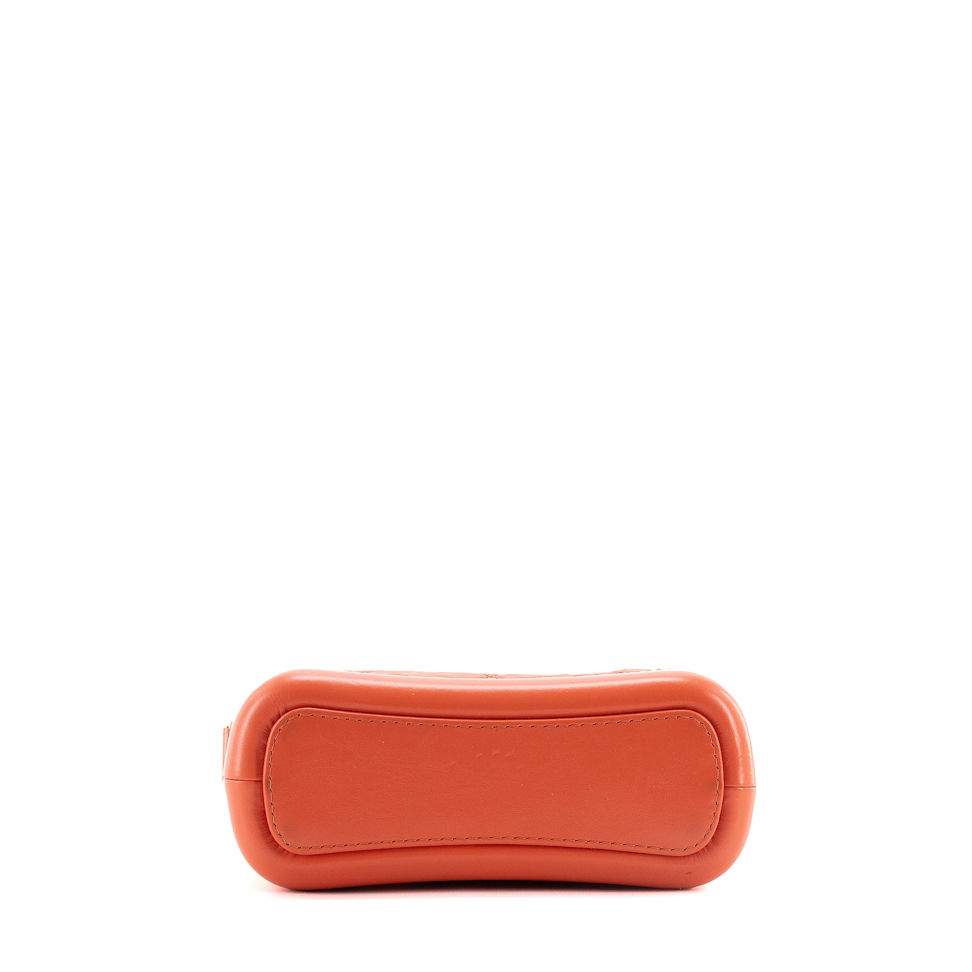 CHANEL - Chanel Gabrielle mini shoulder bag in coral orange leather