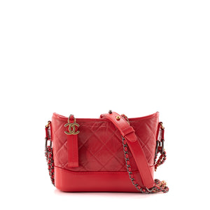 CHANEL - Chanel Gabrielle mini shoulder bag in red leather