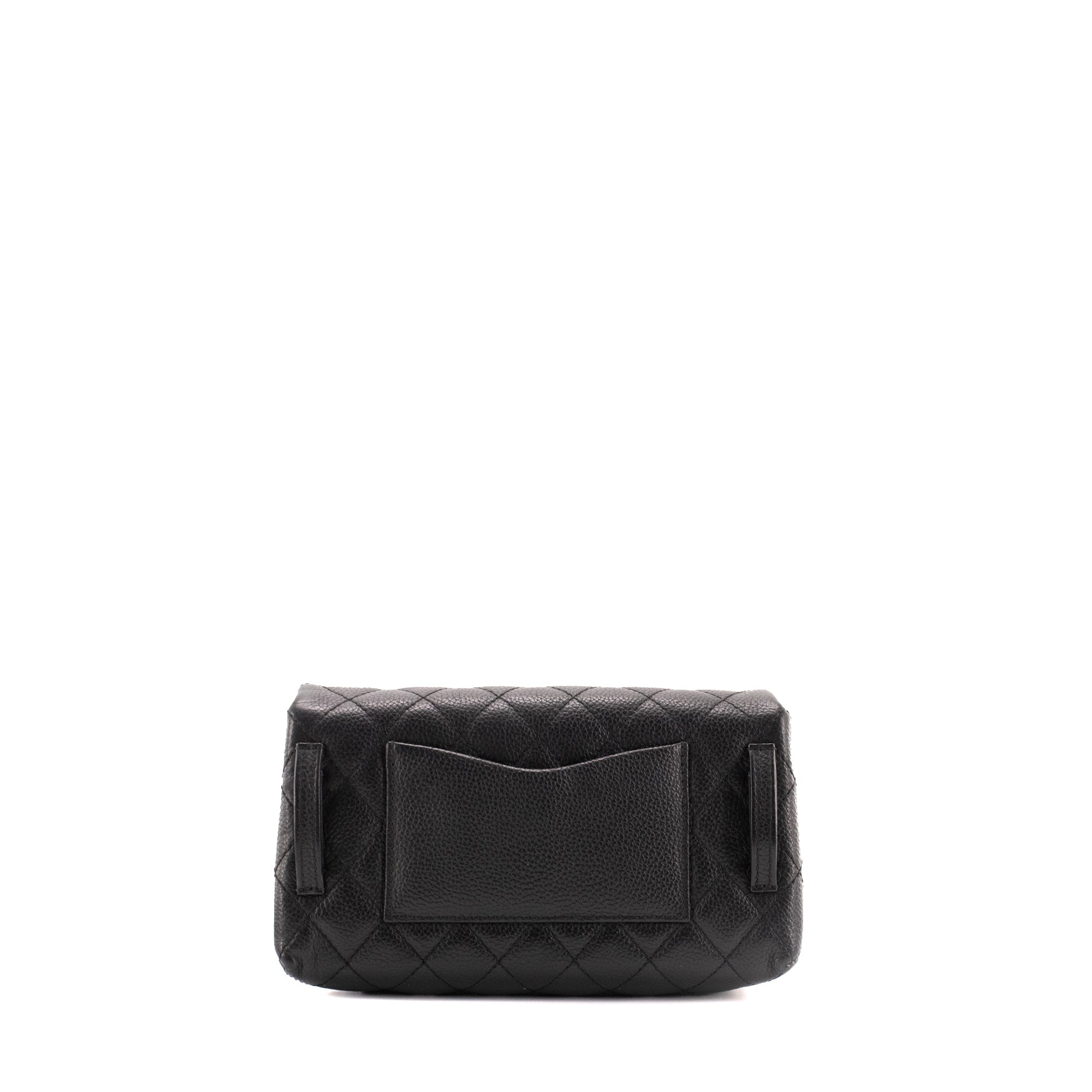CHANEL - Sac ceinture 2.55 Chanel en cuir caviar noir