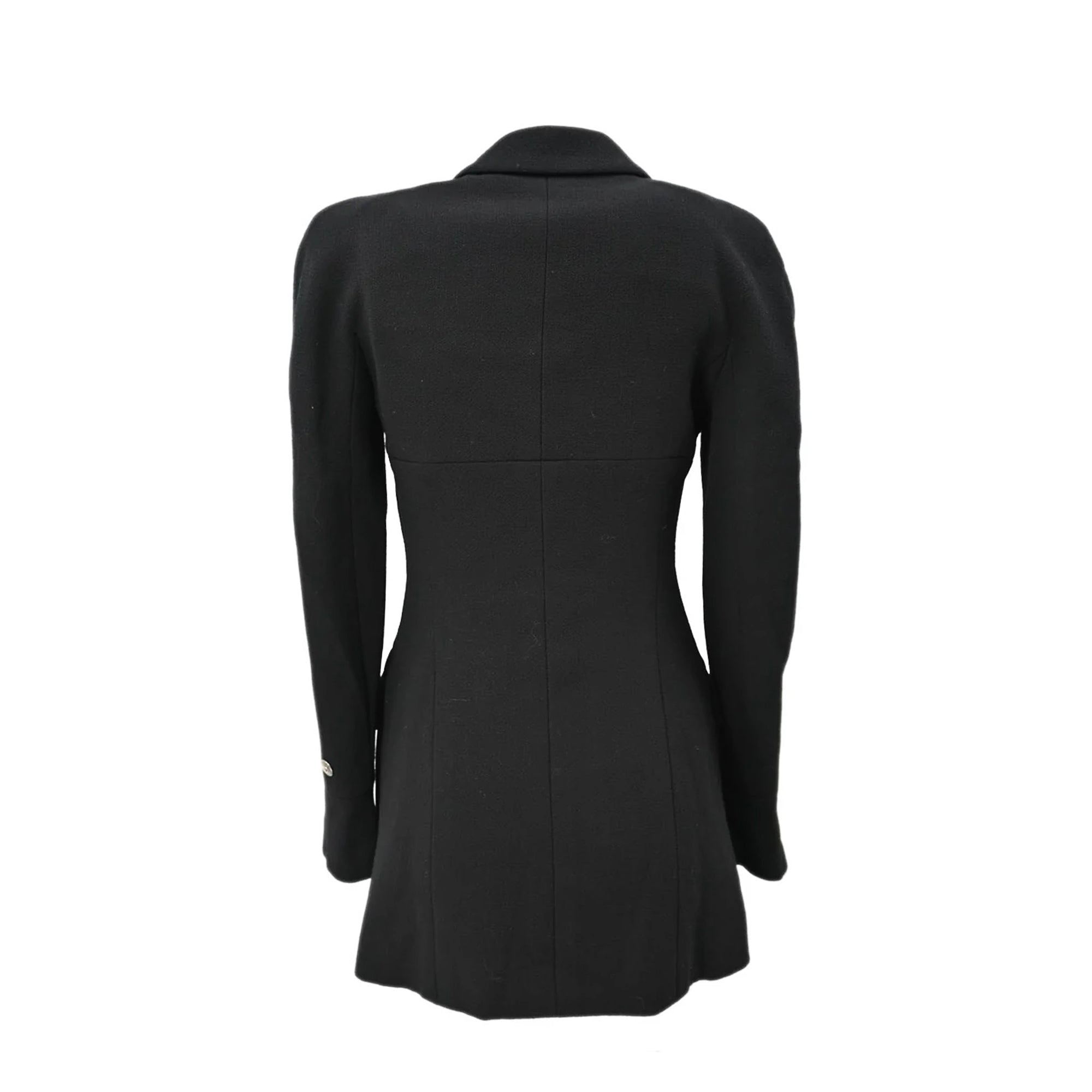 CHANEL - Veste blazer Chanel en laine noire (T40)