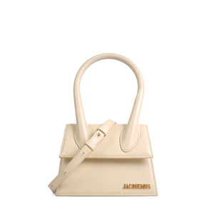 JACQUEMUS - Medium Chiquito shoulder bag in yellow leather