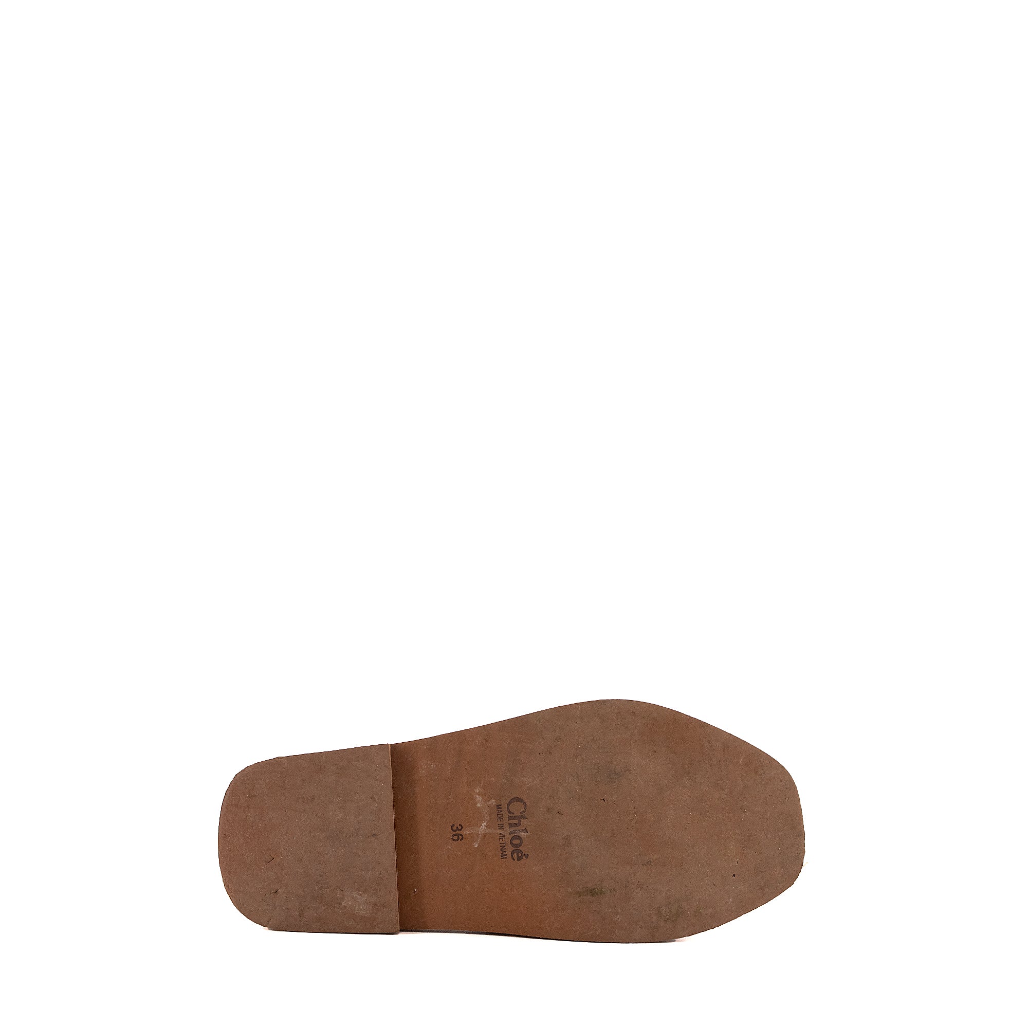 CHLOÉ - Sandales Woody Chloé en toile noire (T36)