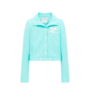 COURRÈGES - Pink vinyl jacket (T40)