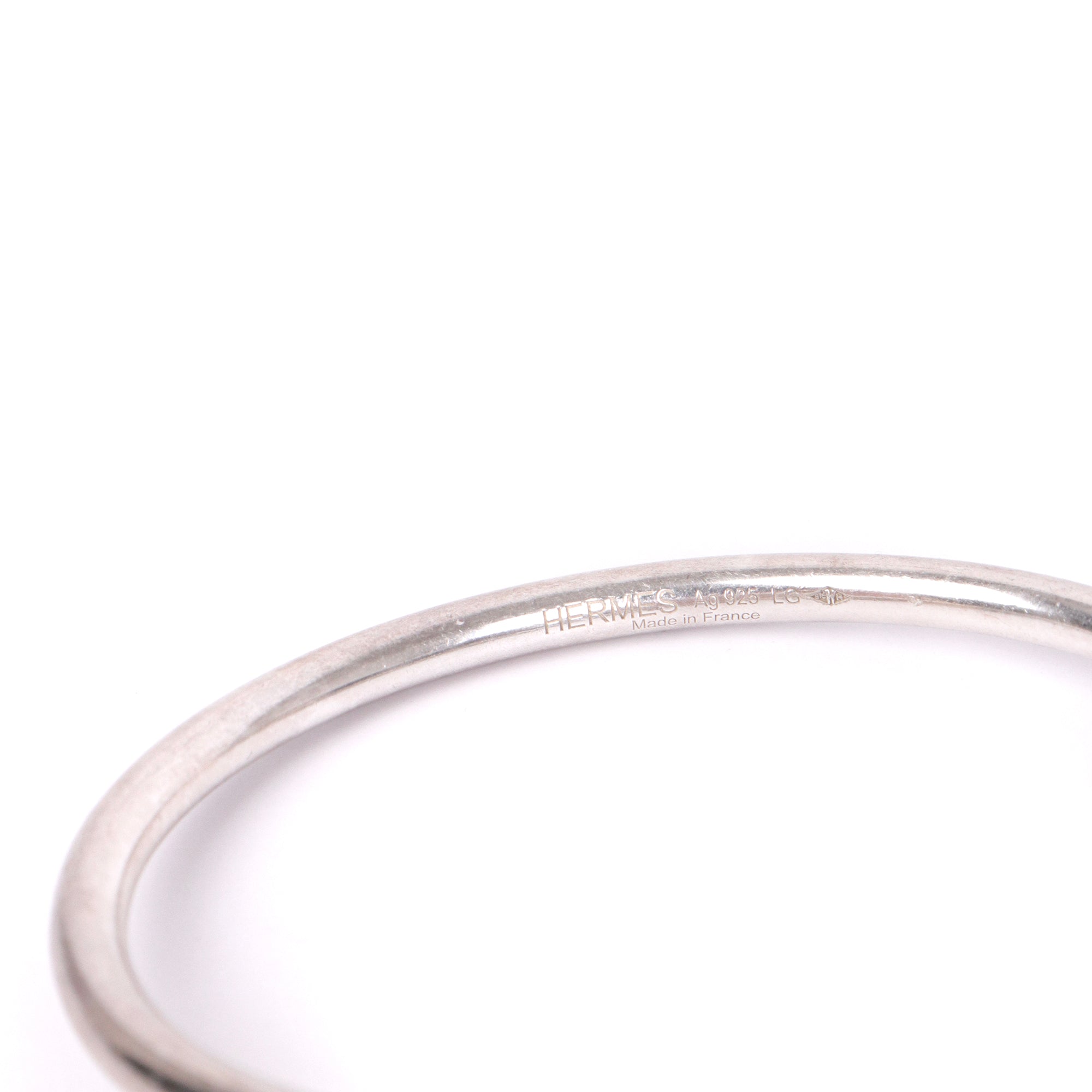 HERMÈS - Bracelet Croisette Hermès en argent