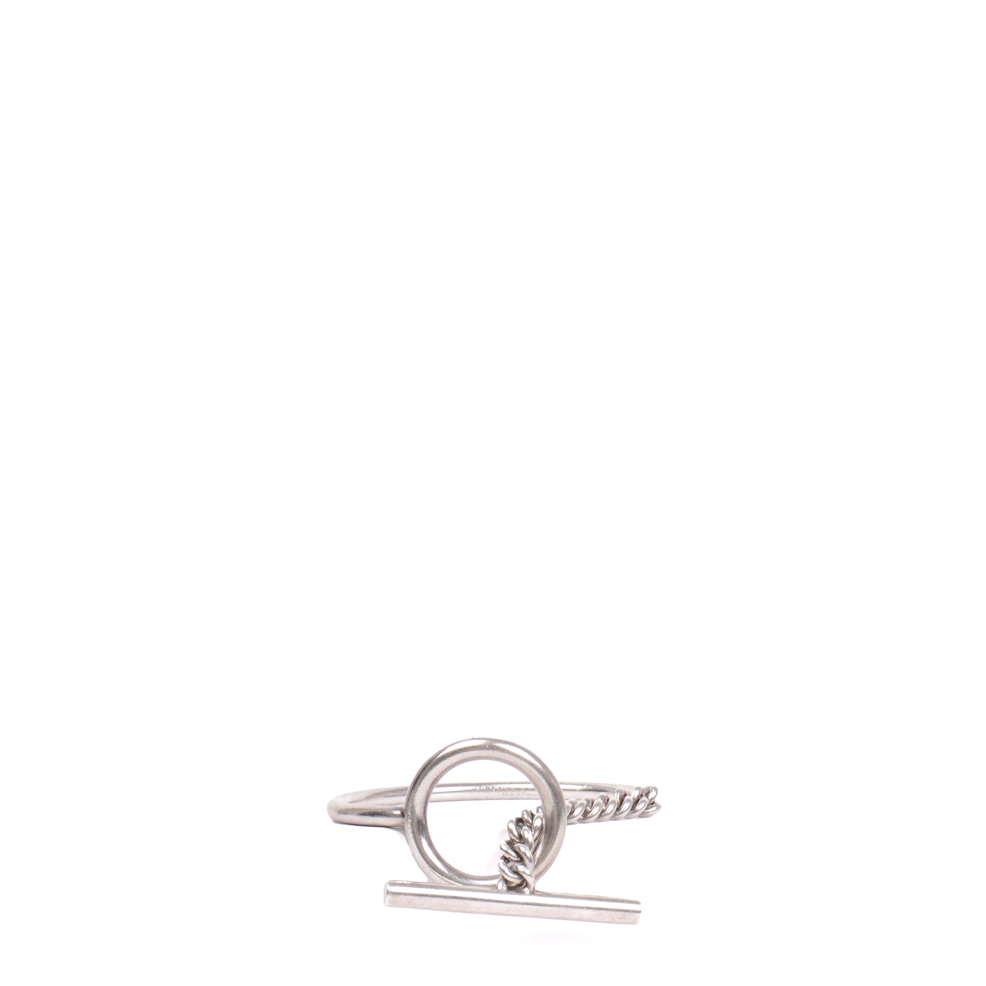 HERMÈS - Bracelet Croisette Hermès en argent