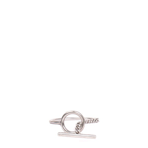 HERMÈS - Hermès Croisette Bracelet in silver