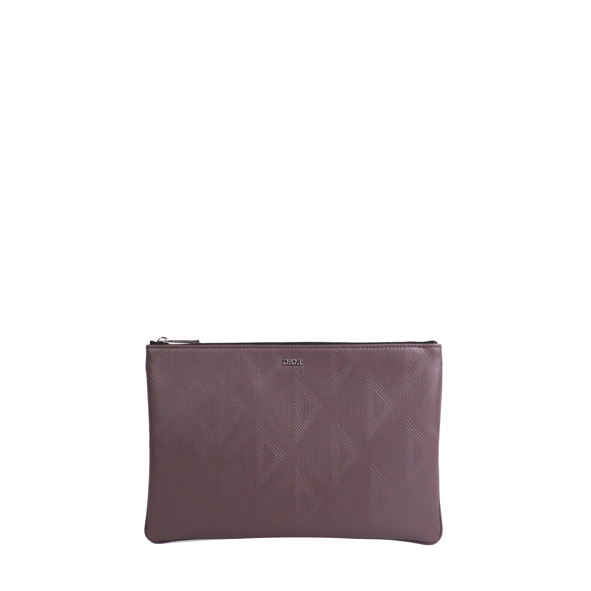 DIOR - Pochette Diamant Dior en toile enduite violette