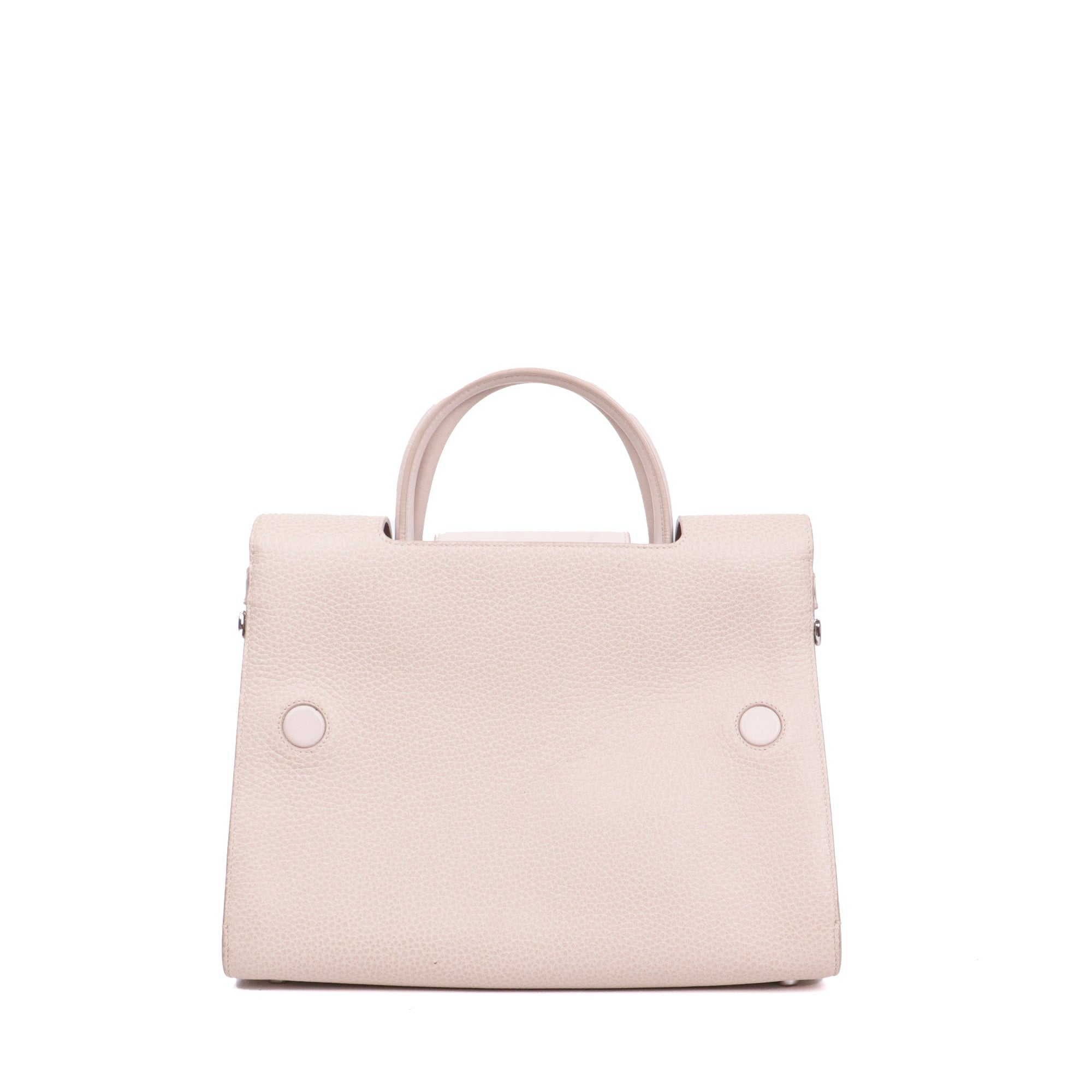 DIOR - Sac à main Diorever Dior en cuir grainé rose pâle