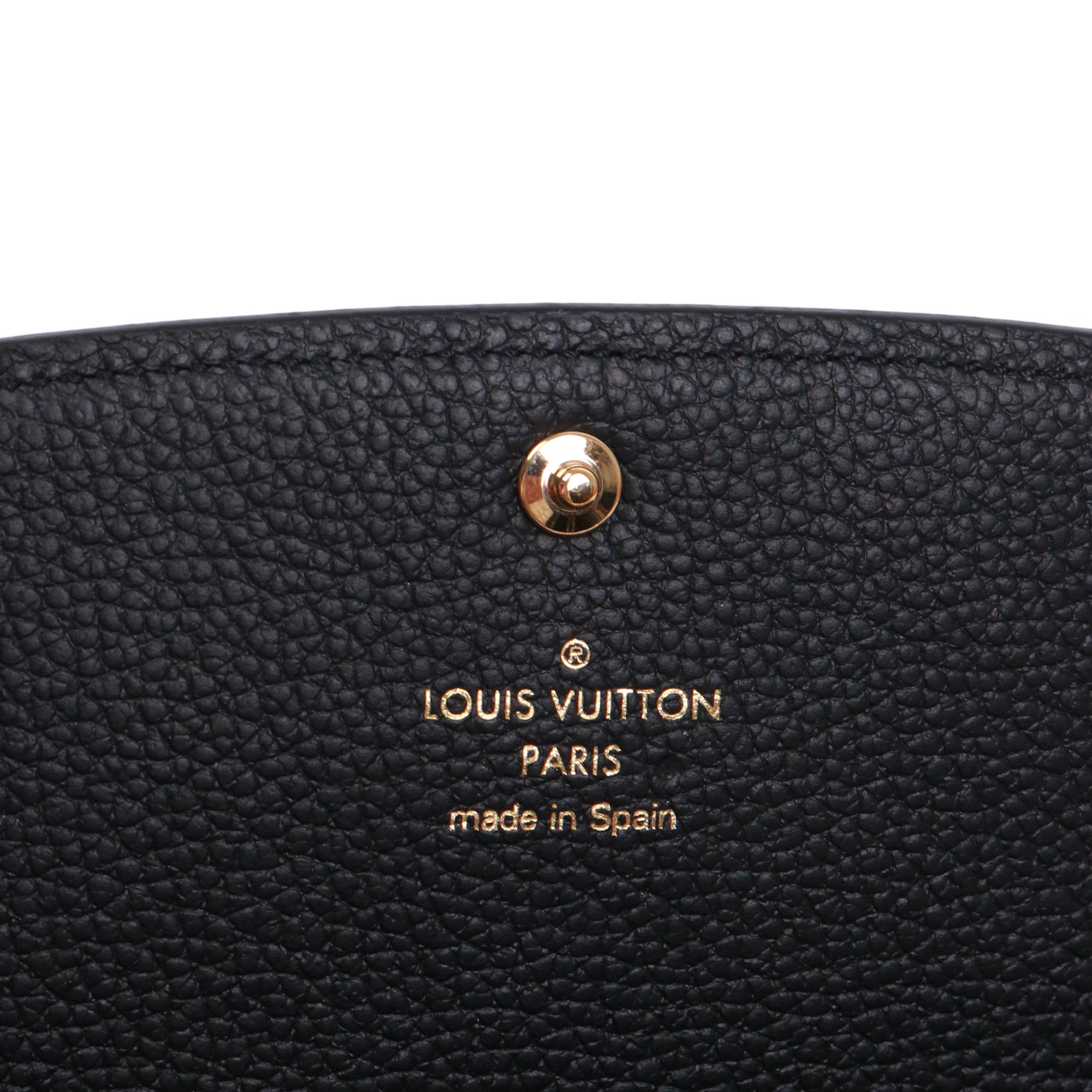 LOUIS VUITTON - Émilie wallet in ebony damier canvas