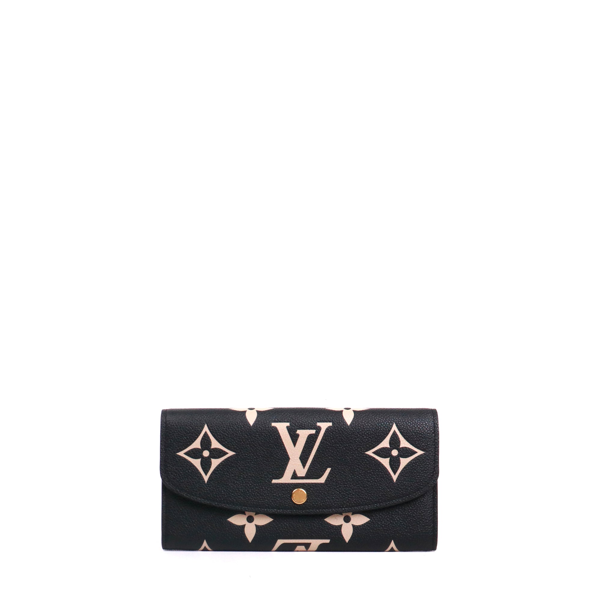 LOUIS VUITTON - Émilie wallet in ebony damier canvas