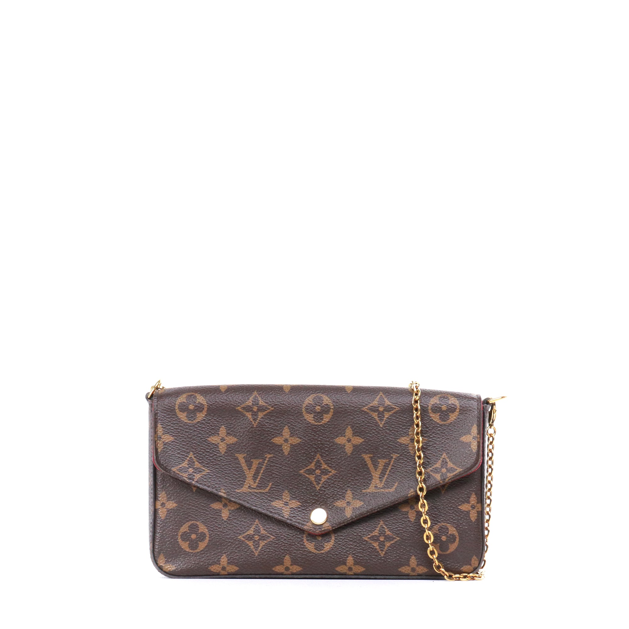 LOUIS VUITTON - Louis Vuitton Felicie clutch in monogram canvas