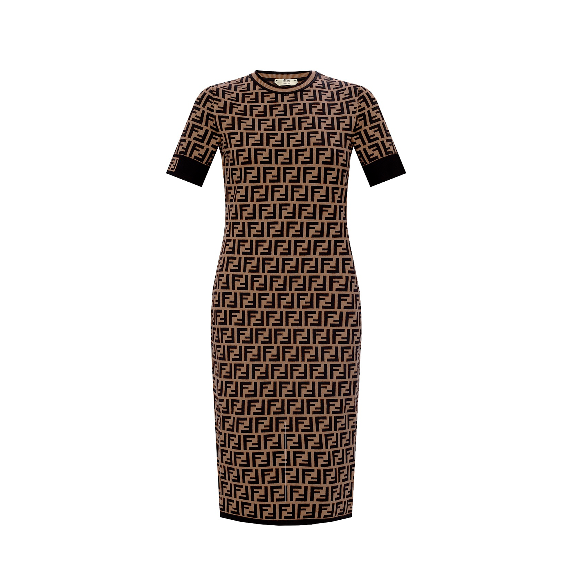 FENDI - Fendi dress in brown cotton (T42)