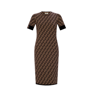 FENDI - Fendi dress in brown cotton (T42)