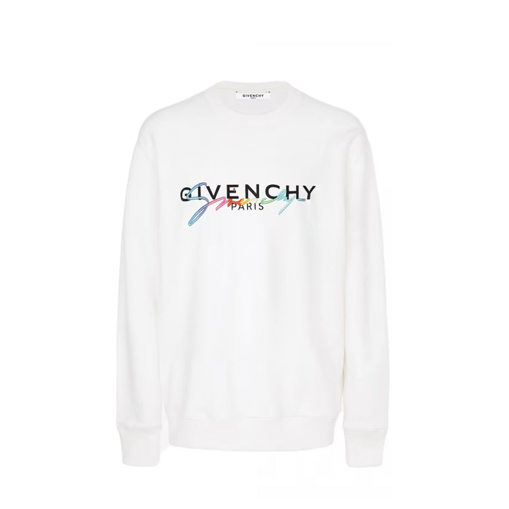 GIVENCHY - Sweatshirt Signature Rainbow Logo (S)
