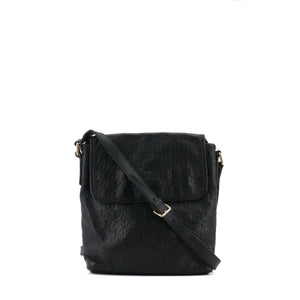 GUCCI - Sac à bandoulière Guccissima Gucci en cuir embossé noir
