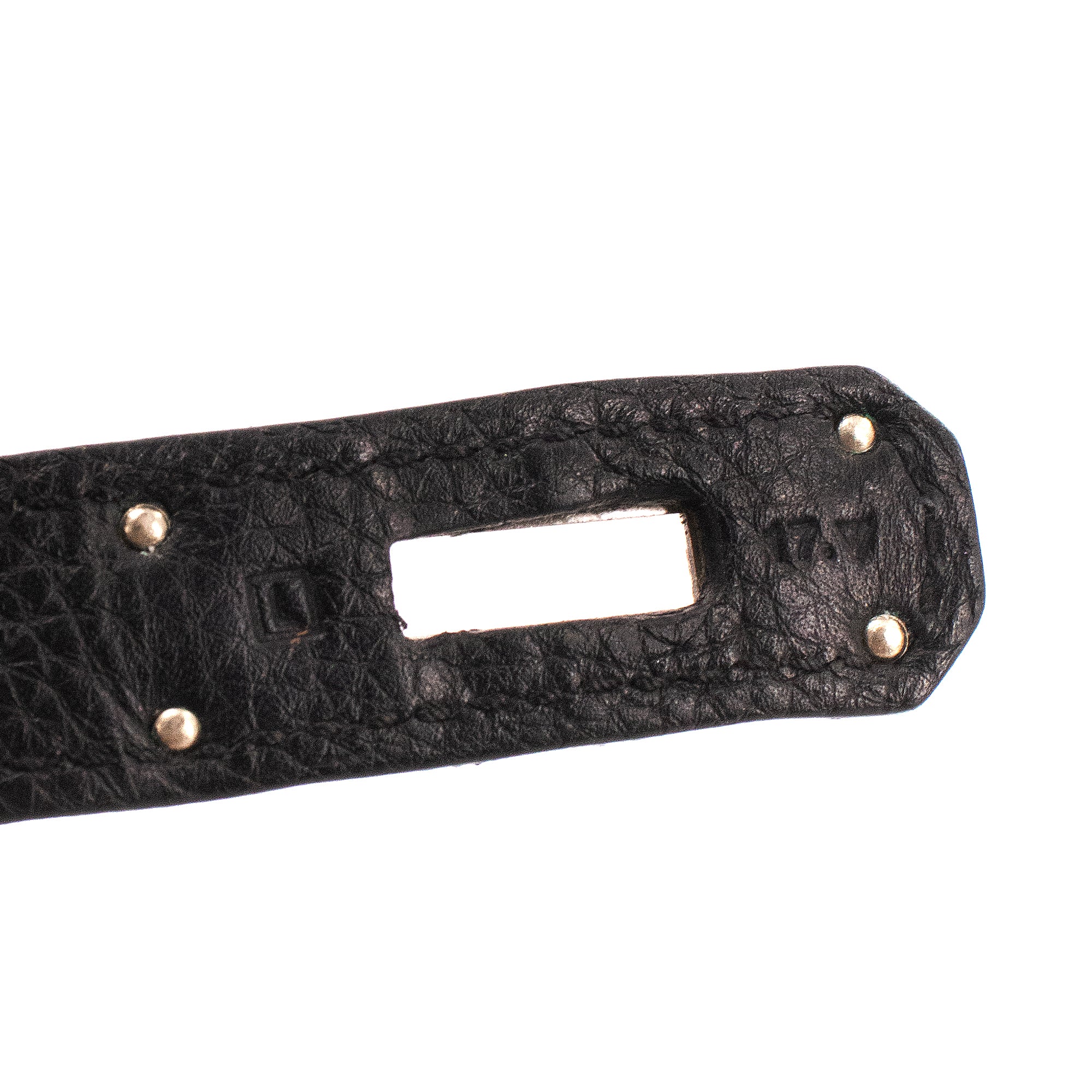 HERMÈS - Hermès Kelly 28 handbag in black clemence leather