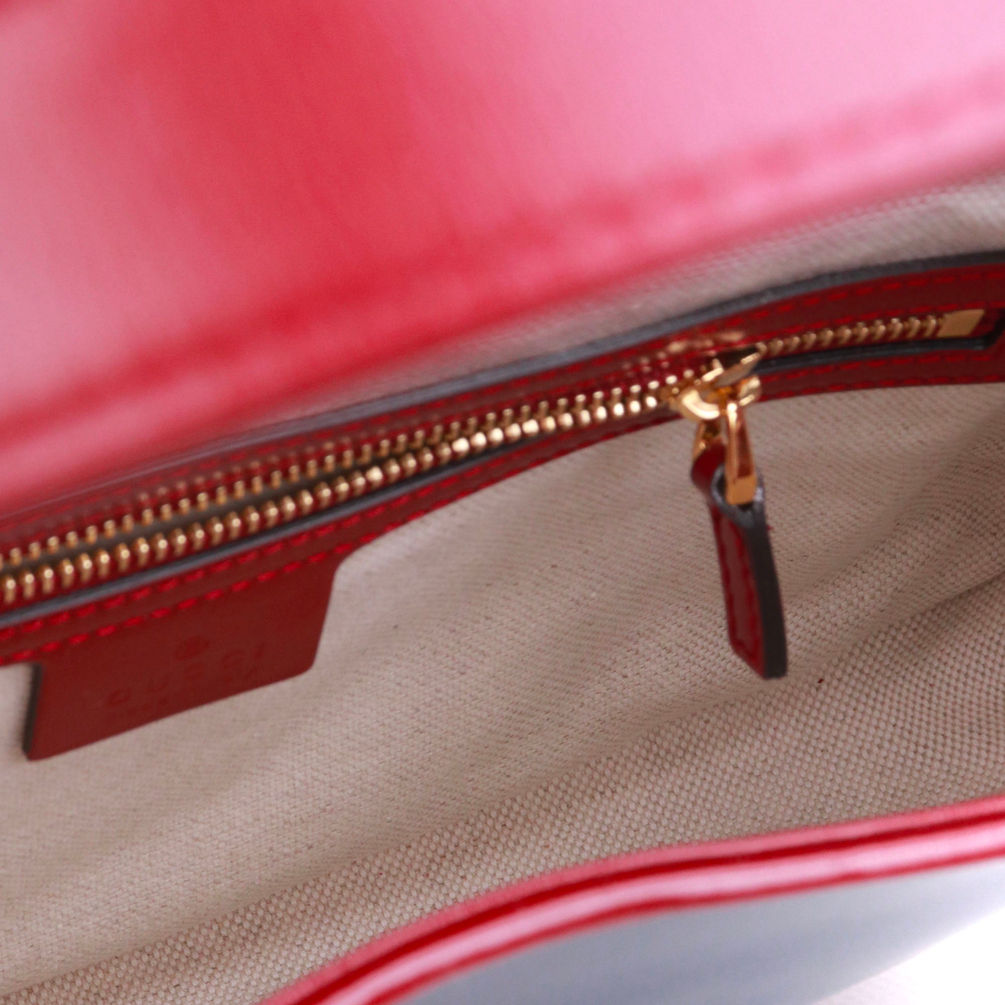 GUCCI - Small Gucci Jackie 1961 shoulder bag in denim and brown grained leather