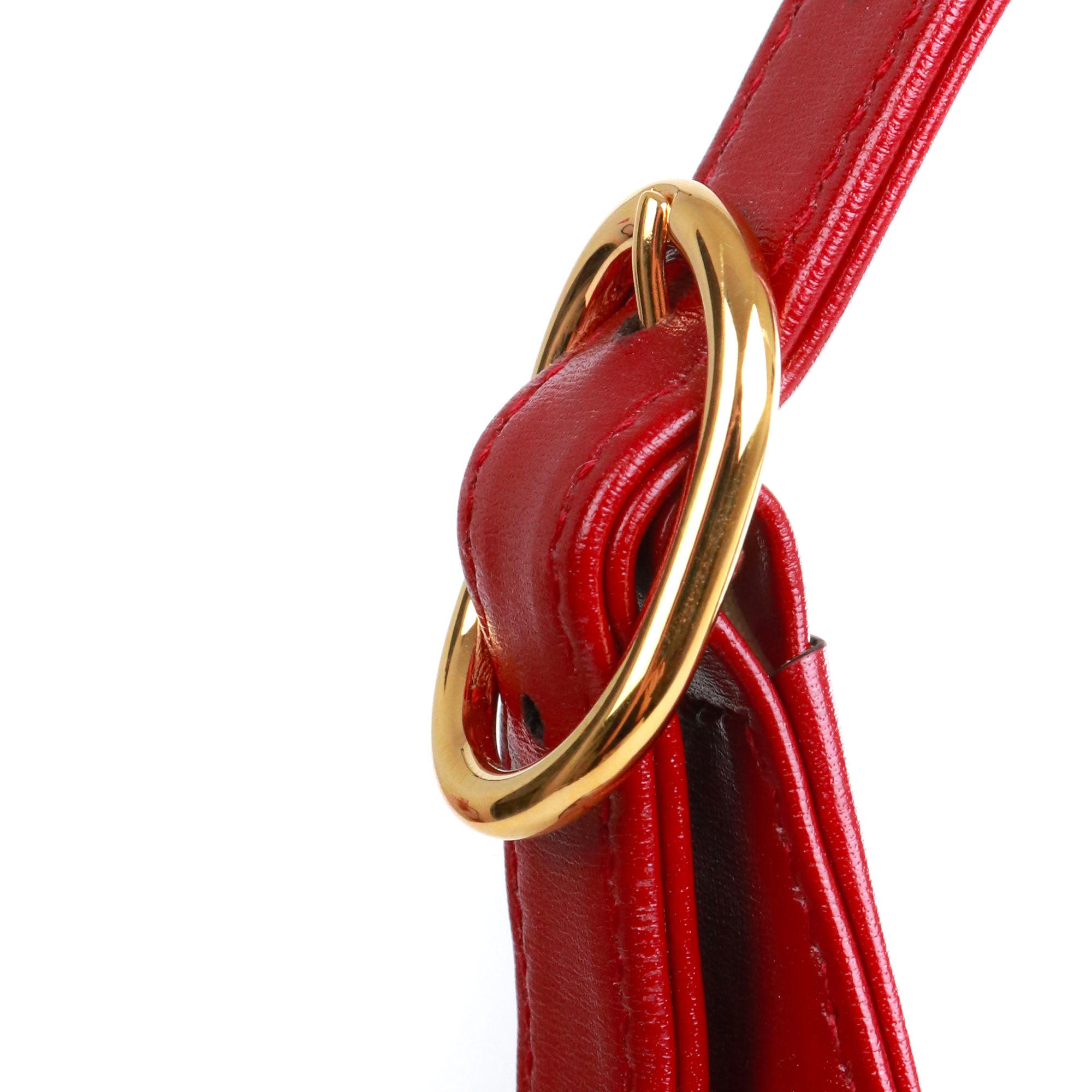 GUCCI - Small Gucci Jackie 1961 shoulder bag in denim and brown grained leather