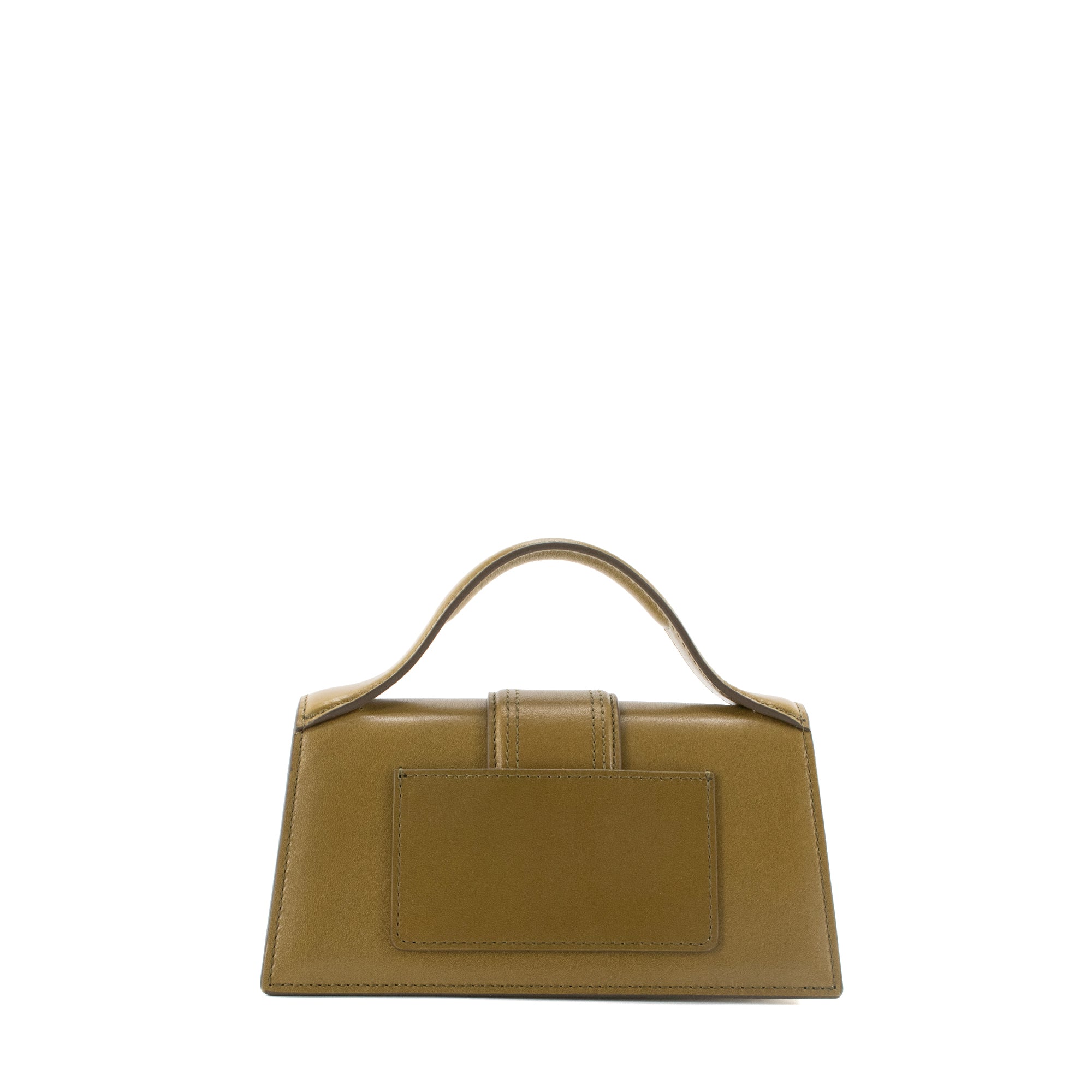 JACQUEMUS - Jacquemus Bambino shoulder bag in green leather