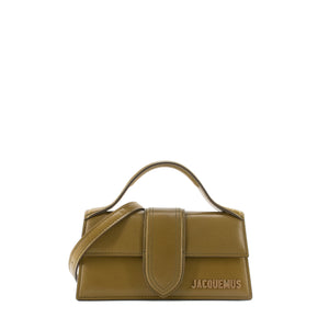 JACQUEMUS - Sac à bandoulière Bambino Jacquemus en cuir vert