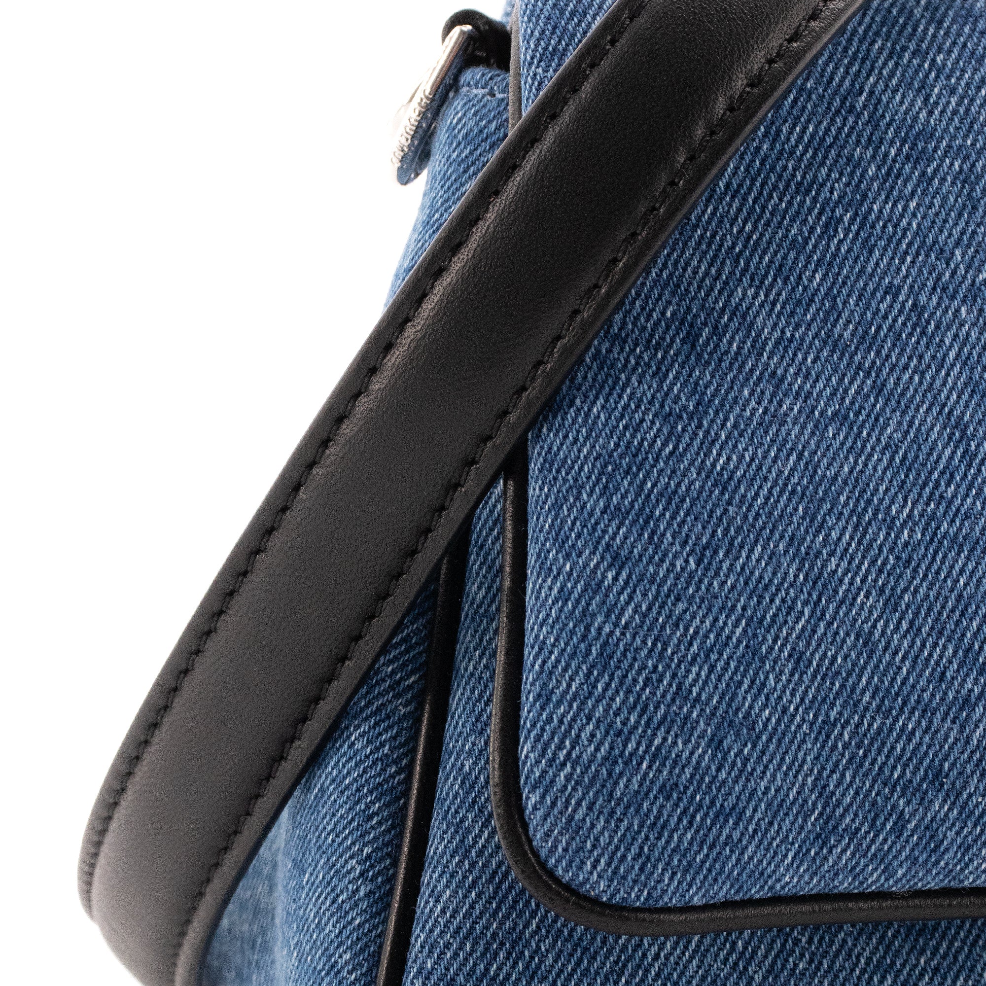 JACQUEMUS - Jacquemus Le Bambimou shoulder bag in blue denim