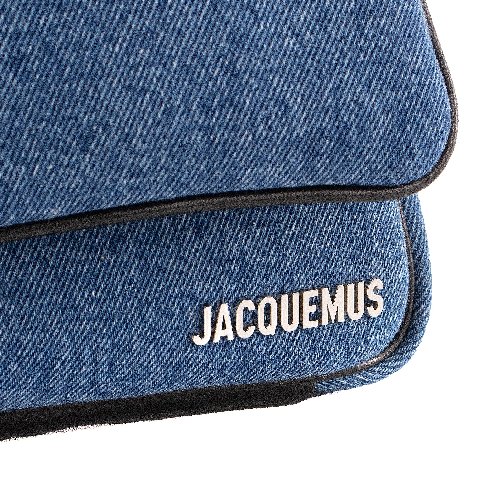 JACQUEMUS - Jacquemus Le Bambimou shoulder bag in blue denim