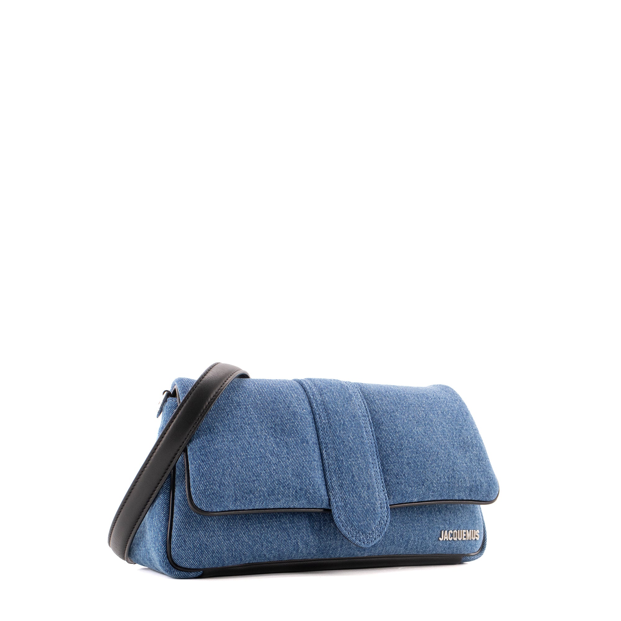JACQUEMUS - Jacquemus Le Bambimou shoulder bag in blue denim
