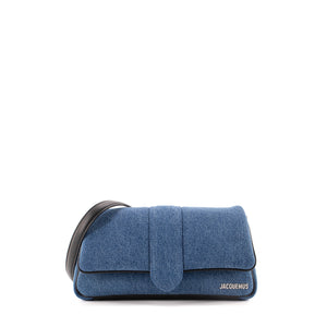 JACQUEMUS - Sac à bandoulière Le Bambimou Jacquemus en denim bleu