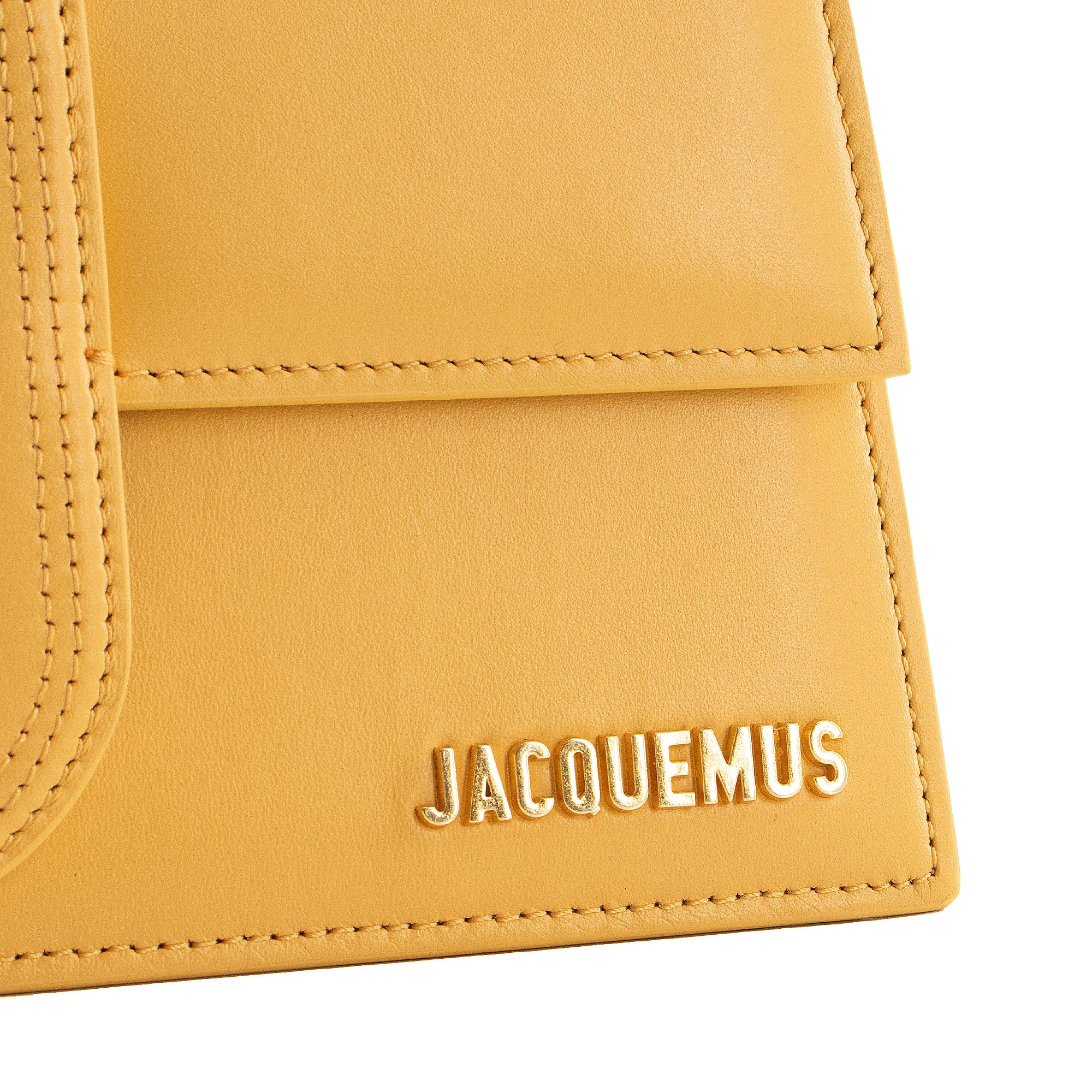 JACQUEMUS - Jacquemus Le Grand Bambino shoulder bag in yellow leather