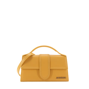 JACQUEMUS - Jacquemus Le Grand Bambino shoulder bag in yellow leather