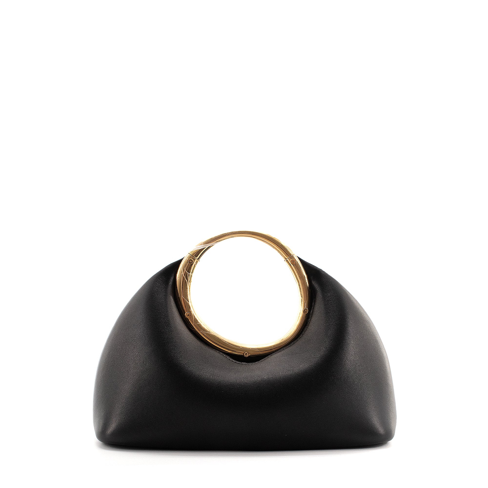 JACQUEMUS - Jacquemus Le Petit Calino handbag in black leather