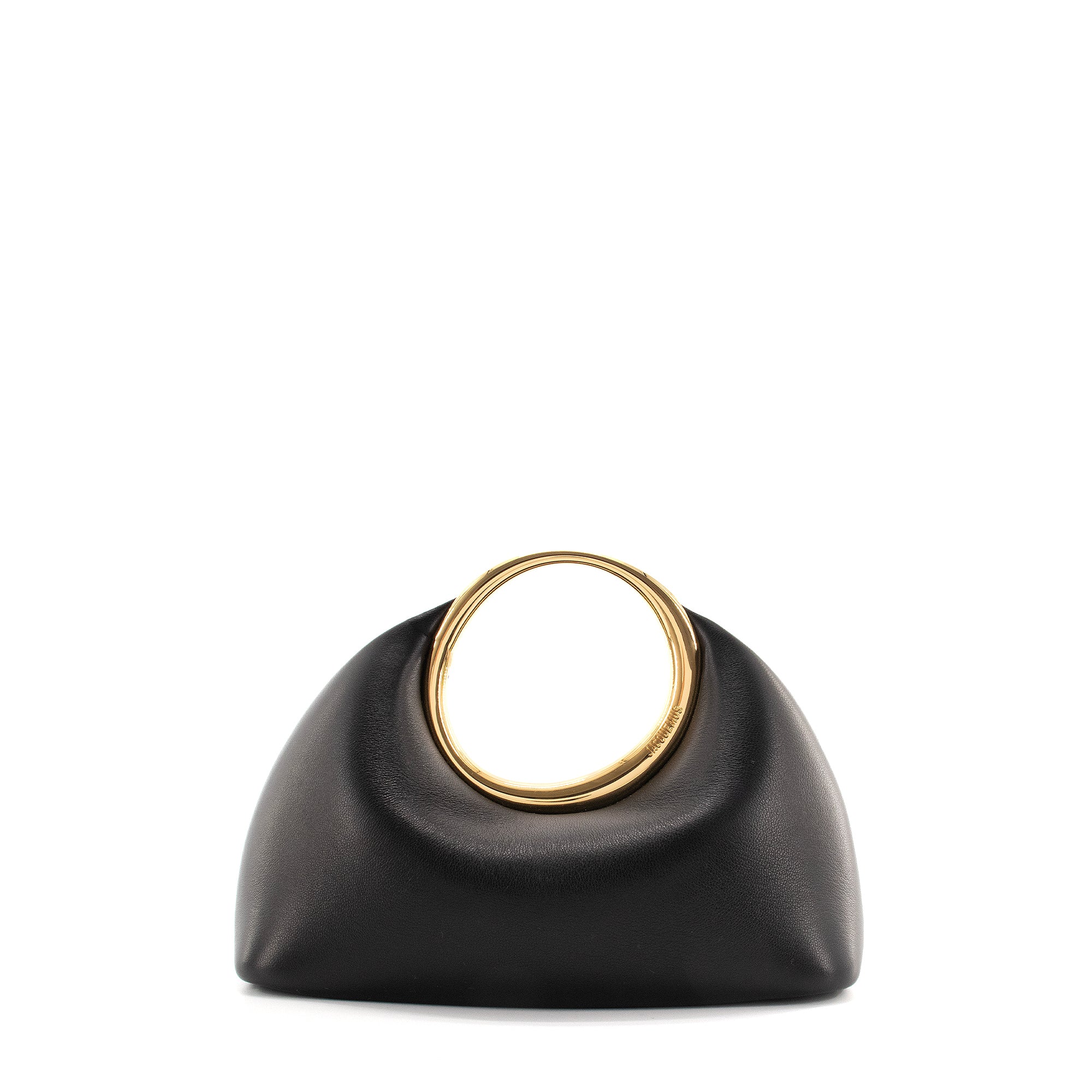 JACQUEMUS - Jacquemus Le Petit Calino handbag in black leather