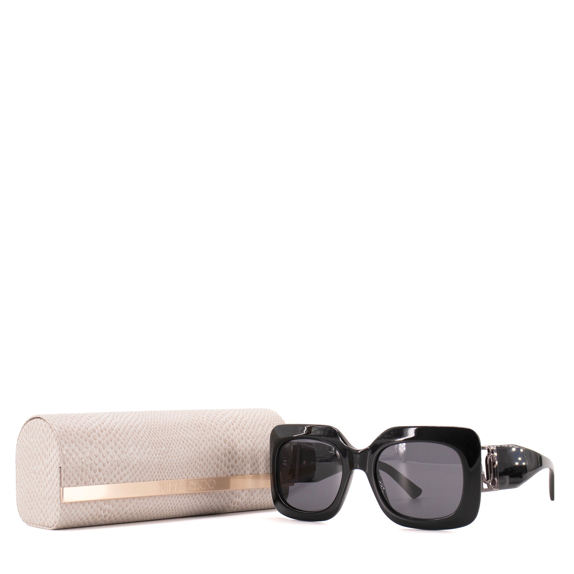 JIMMY CHOO - Lunettes de soleil Gayas/s 807 Jimmy Choo en plastique noir