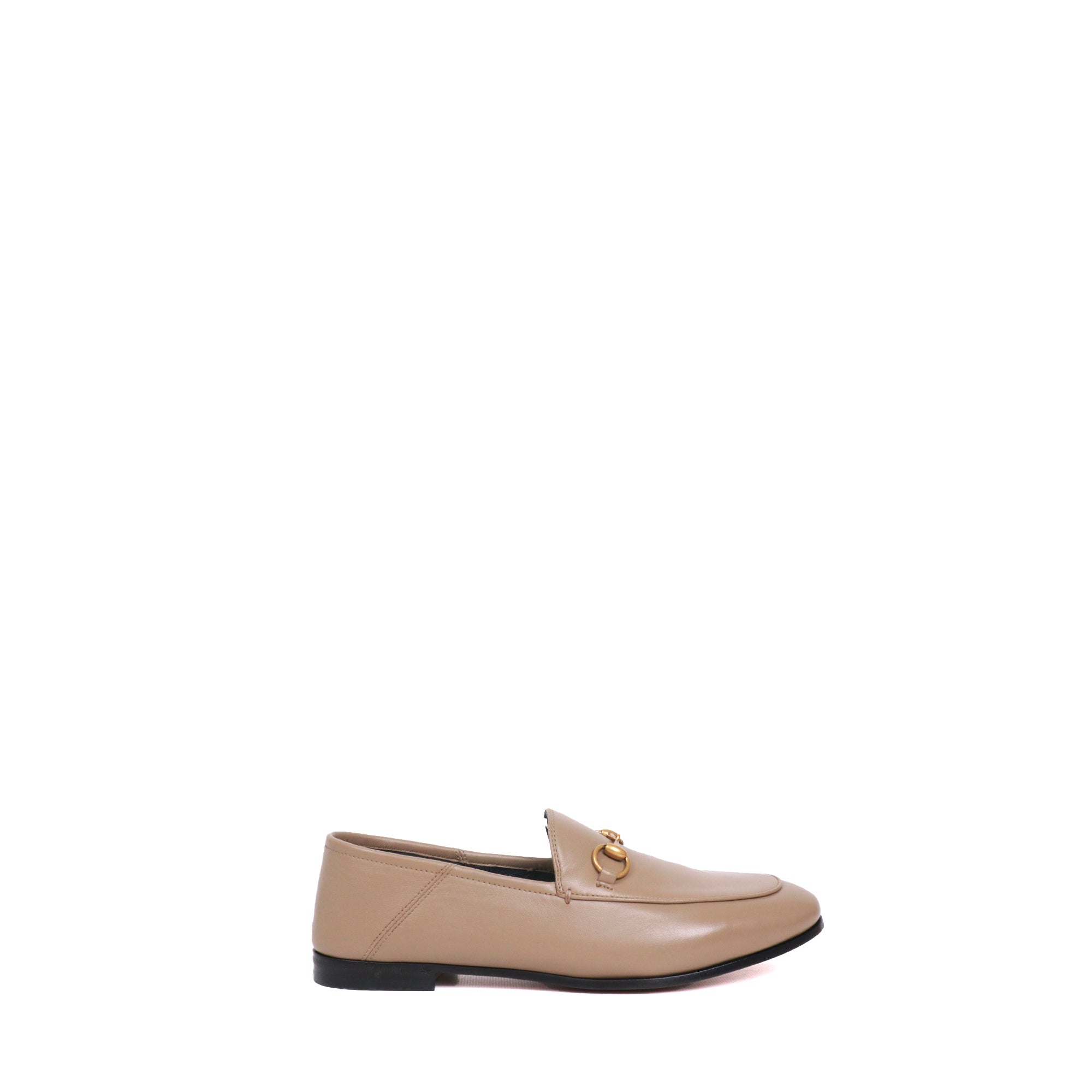 GUCCI - Jordaan loafers in burgundy leather (T37.5)