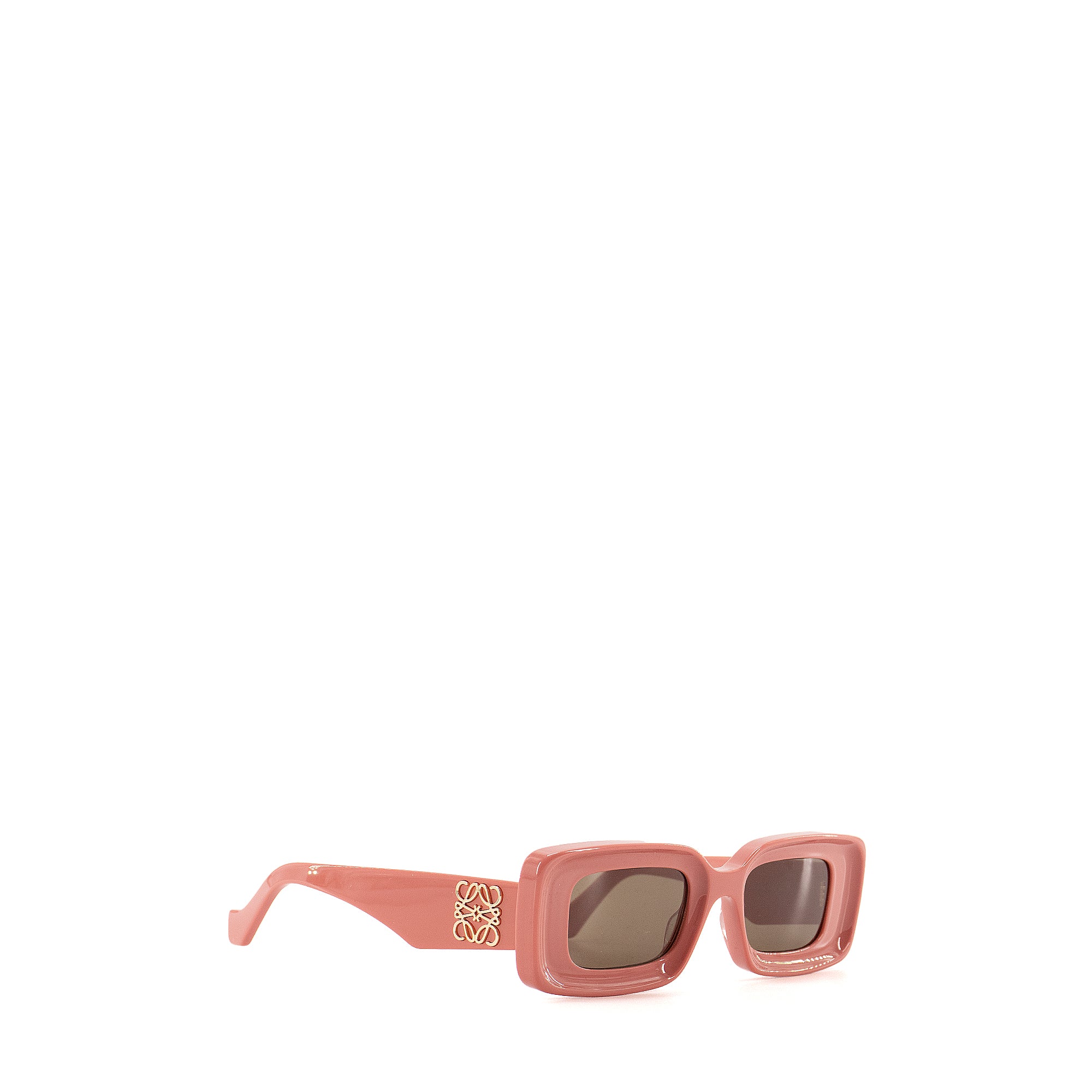 LOEWE - Lunettes de soleil Chunky Anagram Loewe en plastique rose